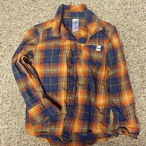 Carter’s long button up T-shirt size 5T boys